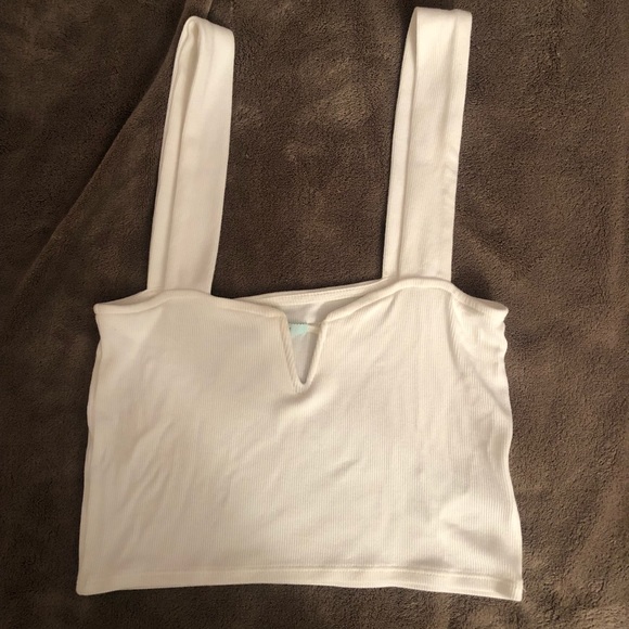 Urban Outfitters Tops - Urban Outfitters White Crop Top (size small)